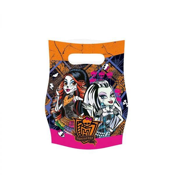 Partytüten Monster High, 6 Stück
