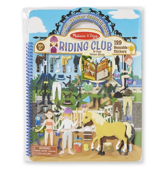Polster-Sticker Activity-Book Pferd und Reiterhof