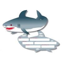 Einladungskarten Hai, 6 St Einladungskarten Hai, 6 St