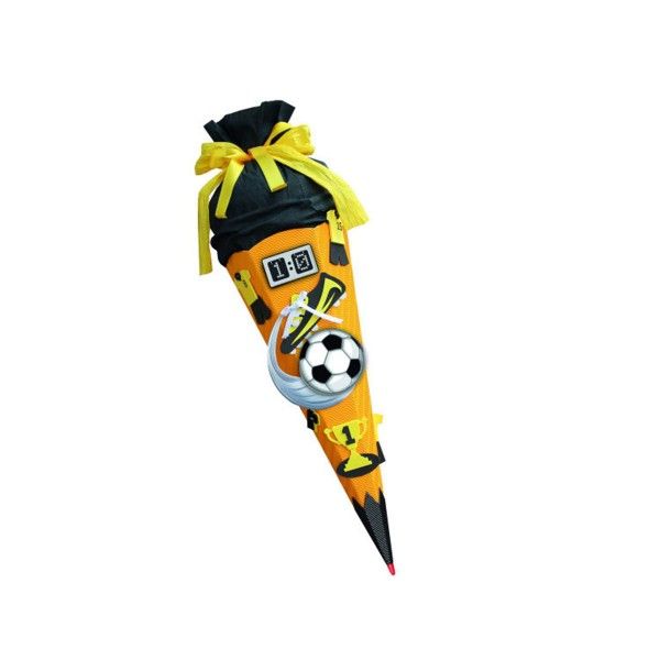 T1142740-Schultueten-Bastelset-Soccer-gelb-68-cm