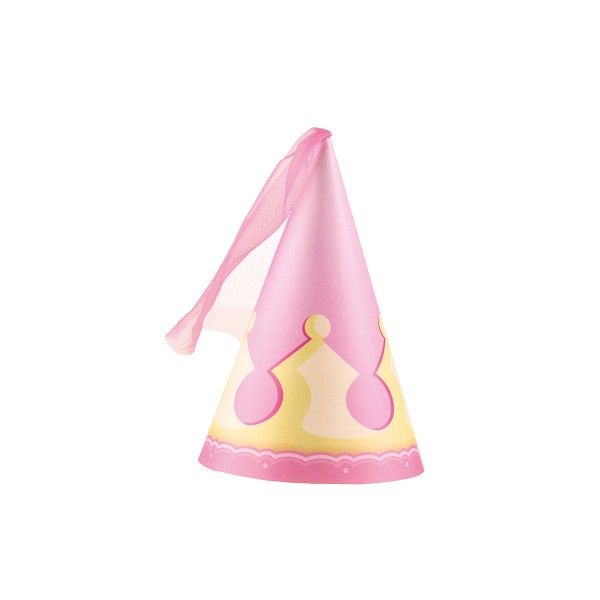 T1142125-Partyhuetchen-Prinzessin-4-Stueck