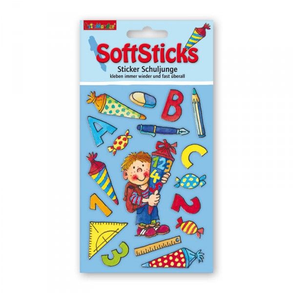 Soft Sticker Schuljunge
