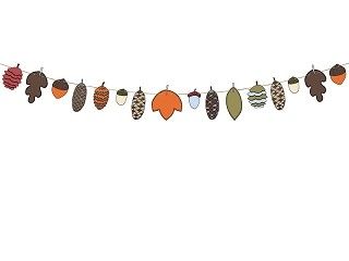 Girlande Woodland (Wald) klein, 2,6 m lang X