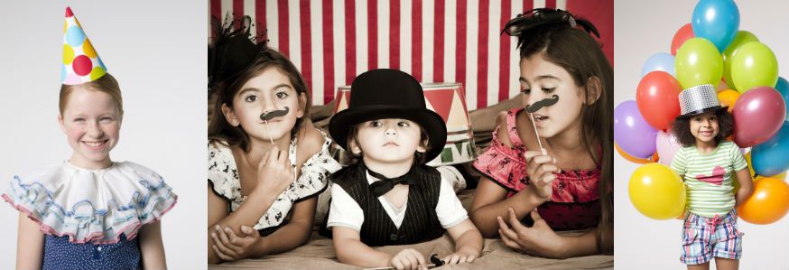 Ob Clown, Akrotbat oder Seiltänzerin, auf dem Zirkusgeburtstag ist jeder willkommen. • Foto: Westend61 (2), Paz Ruiz Luque / Getty Images 